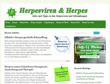 Tablet Screenshot of herpesviren.com